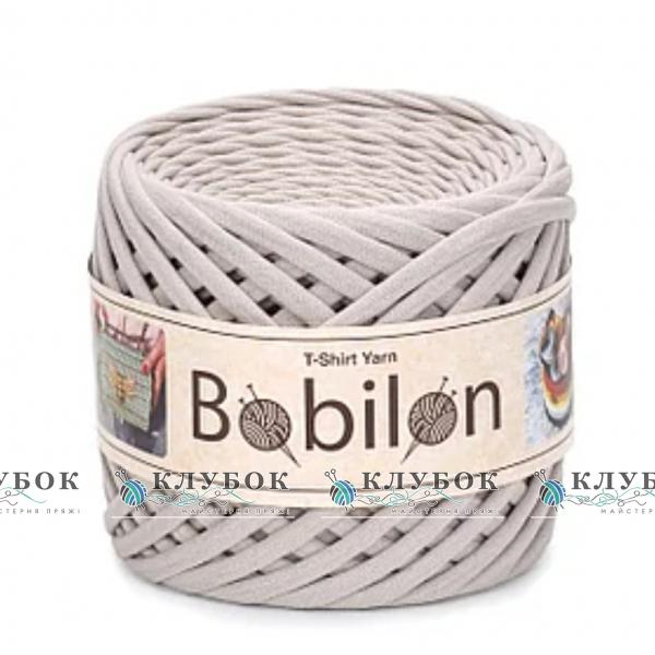 Трикотажная пряжа Bobilon Medium / Бобилон Медиум 7-9мм  (капучино)