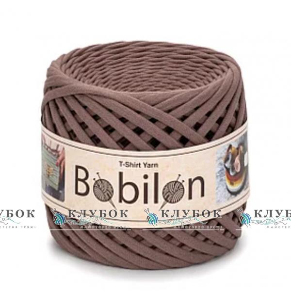 Трикотажная пряжа Bobilon Medium / Бобилон Медиум 7-9мм   (какао)
