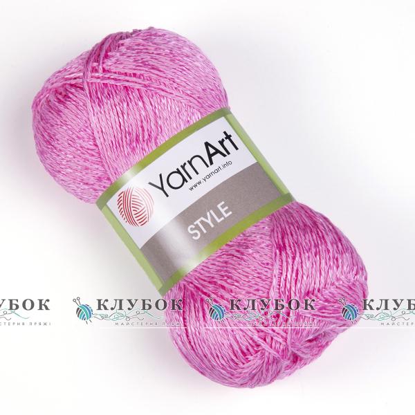Пряжа YarnArt «Style \ Стиль» Турция №665(розовый)