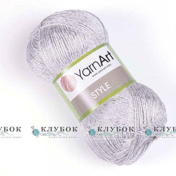 Пряжа YarnArt «Style \ Стиль» Турция №666(серебро)