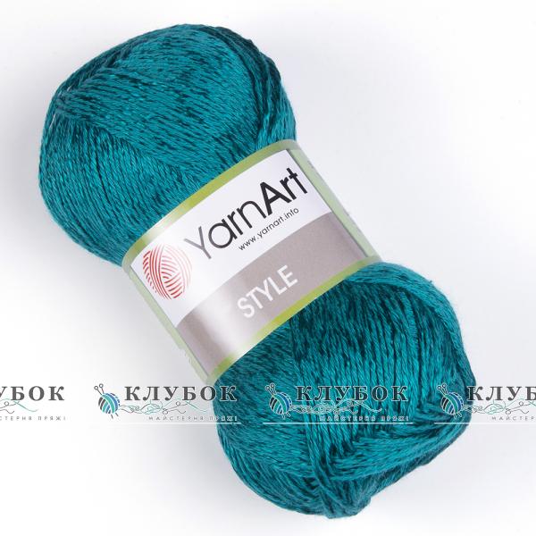 Пряжа YarnArt "Style \ Стиль" Туреччина №677(петроль)