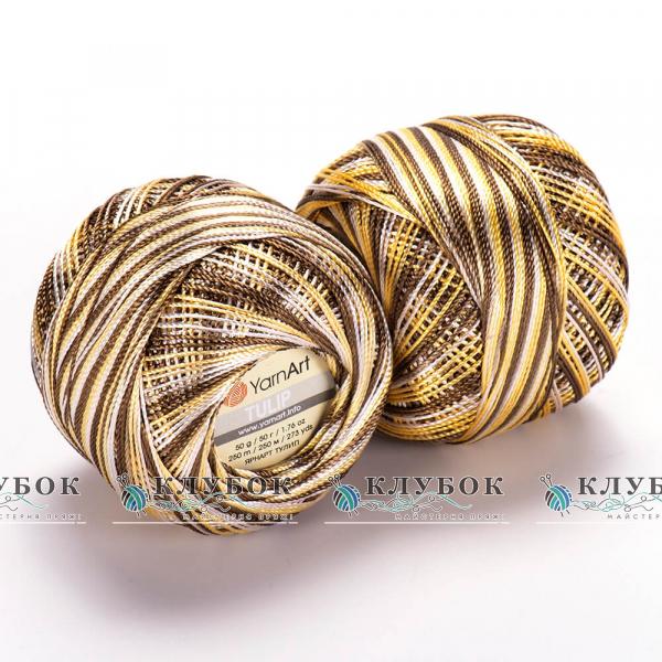 Пряжа Yarnart «Tulip / Тулип»  №454(меланж)
