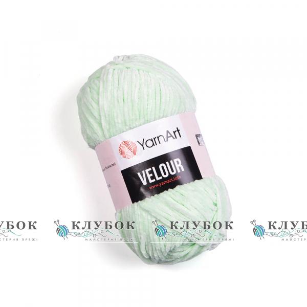 Пряжа Yarnart "Velour / Велюр" Туреччина №845(м'ята)
