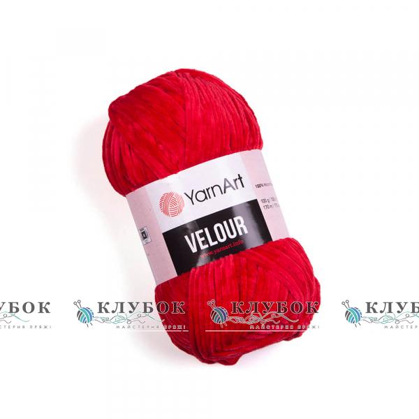 Пряжа Yarnart "Velour / Велюр" Туреччина №846(червоний)