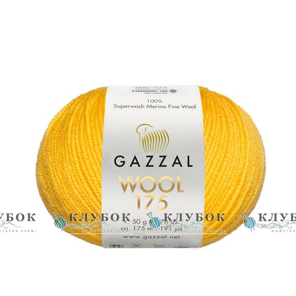 Шерсть Gazzal «Wool 175 / Вул 175» Турция №312(горчица)