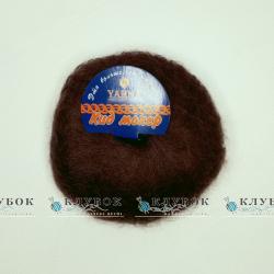 Пряжа «Кід мохер» Італія №6166(шоколад)