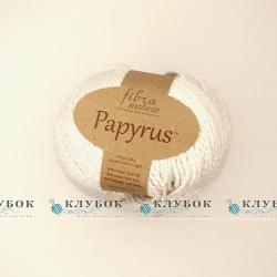 Пряжа «Papyrus Fibra Natura/ Папірус Фібра Натура» 229-01(білий)