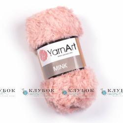 Пряжа YarnArt «Mink / Мінк»  №341(пудра)