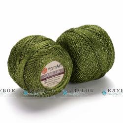 Пряжа YarnArt «Camellia / Камелия» Турция №420(зелень)