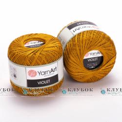 Пряжа YarnArt "Violet / Віолет"   №6340(гірчиця)