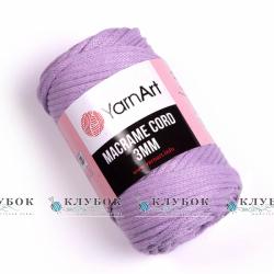 Трикотажная пряжа YarnArt _MACRAME CORD - Макраме Корд 3мм   №765(сирень)