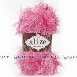 Пряжа Alize "Decofur / Декофур" Туреччина №98(рожевий)