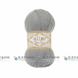 Пряжа Alize «Baby Best / Бебі Бест» Туреччина №344(сірий)