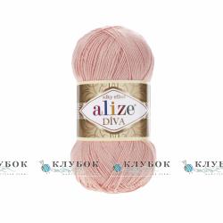 Пряжа Alize «Diva / Дива»   №145(світла пудра)