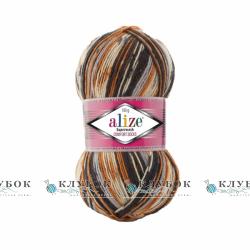 Пряжа для шкарпеток Alize «Superwash /Супервош» №7651