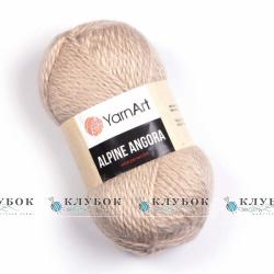 Пряжа напіввовна YarnArt "Alpine Angora / Альпін Ангора" Туреччина №333(бежевий)