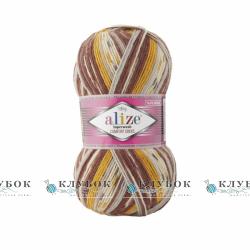 Пряжа для шкарпеток Alize «Superwash /Супервош» №7652