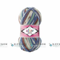 Пряжа для шкарпеток Alize «Superwash /Супервош» №7653